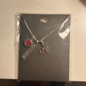 Alabama crimson tide necklace